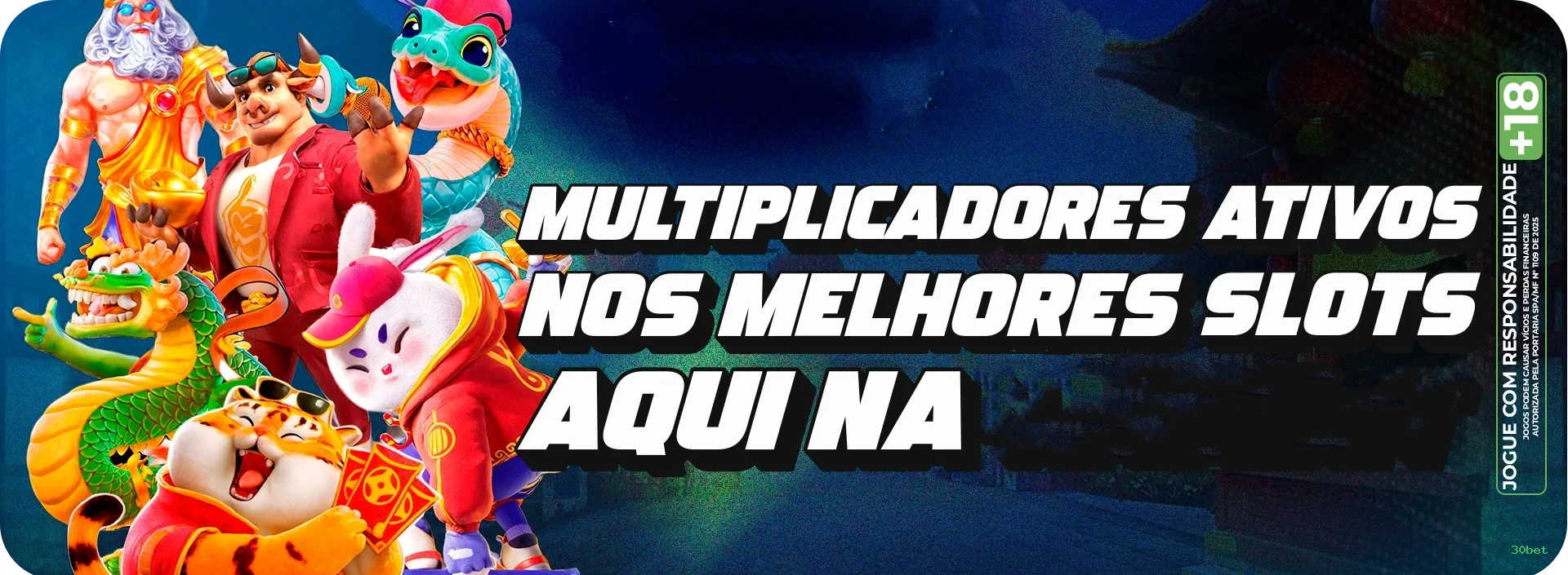 Imagem promocional do aplicativo mobile da 30bet